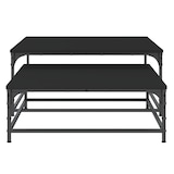 thumbnail of Tables basses gigognes 2 pcs noir bois d'ingénierie Modèle Atlas Line Élite