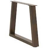 thumbnail of vidaXL Couchtischbeine V-Form 2 Stück Naturstahl 60x(42-43,3) cm Stahl