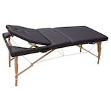 thumbnail of Table de massage pliante en bois avec trou visage