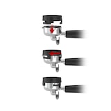 thumbnail of Espressomaschine mit Mahlwerk und Manometer, halbautomatisch, 20 Bar, Edelstahlgehäuse, 51 mm Filter, Milchschaumdüse, Tassenwärmer, Touch-Bedienung