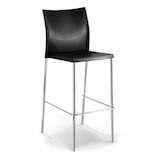 thumbnail of PACK 4pcs. Banco alto T67,01 de Ferro, assento cor polipropileno preto (empilhável).