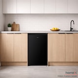 thumbnail of homeX Gefrierschrank, Tiefkühlschrank klein - 60L Nutzinhalt, 4-Sterne Gefrieren, Freezer freistehend, schwarz, FS1016-B