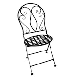 thumbnail of Mosaikstuhl Gartenstuhl Balkonstuhl Terasse Rustikal Rund Eisenrahmen klappbar : Stuhl einzeln