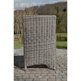 thumbnail of Polyrattan Gartenstuhl Fontana 5mm grau-meliert/cremeweiß