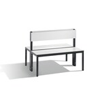 thumbnail of C+P Doppelseitige Sitzbank mit Rückenlehne, Basic Plus, H796xB1000xT760mm