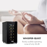 thumbnail of Klarstein Bellevin 18 Uno Weinkühlschrank 50 Liter 11-18 °C LED Touch SingleZone Schwarz