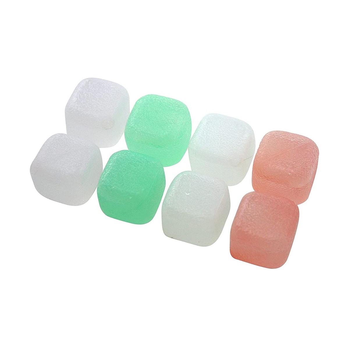 Set van 8 herbruikbare plastic ijsblokjes, meerkleurig, Fackelmann