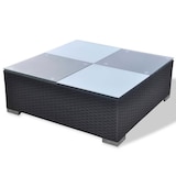 thumbnail of vidaXL 5-tlg. Garten-Lounge-Set mit Auflagen Poly Rattan Schwarz