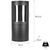 thumbnail of Moritz Ethanol Kamin Kaminofen I  96 x 44 x 30 cm Wandkamin I 1,5 Liter Brenner I Bioethanol Kamin I Bio Ethanol Kaminofen Indoor Outdoor