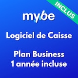 thumbnail of MYBE – Caisse enregistreuse tactile TPV CUBO Perimatic avec logiciel de caisse "Business" inclus, imprimante ticket intégrée, tiroir-caisse et scanner