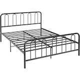 thumbnail of COSTWAY Metal Bedframe voor 200 x 160 cm Matras, Dubbel Bedframe, Bedframe met Lattenbodem, Opslagruimte onder Bed