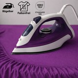 thumbnail of EXKLUSIV HEIMTEXTIL Jersey Spannbettlaken 90 x 200 cm Lila 100% Baumwolle Öko - Tex Zertifiziert Bed-Sheet Bettlaken Spannbetttuch