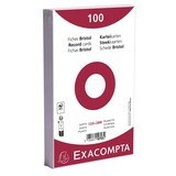 thumbnail of Exacompta 10703E 12x Packung mit 100 Karteikarten 125x200mm, eingeschweißt, DOT/punktkariert, nicht perforiert - Weiß