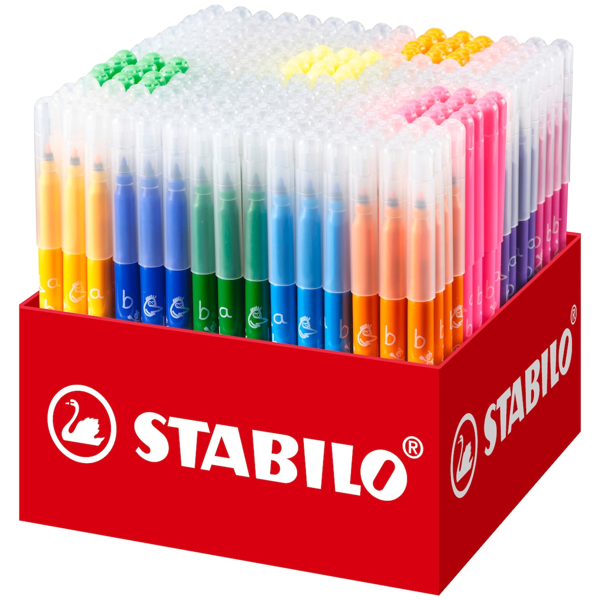 STABILO Maxi schoolpack carton de 240 feutres pointe moyenne Trio A-Z
