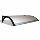 thumbnail of Pensilina tettoia bianca con illuminazione led e pannello solare per autoricarica Torradora - 100x120 cm Opaco