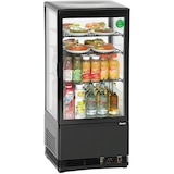 thumbnail of Mini vitrine ventilée positive 78 Litres, 4 faces vitrées, en plastique, noire, 180 W, 220 V - MONO