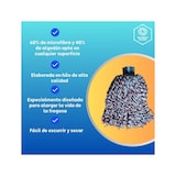 thumbnail of Fregonas de Microfibra y Algodón Minitrenzas Bicolor, Pack 3 Unidades, Super Absorbente