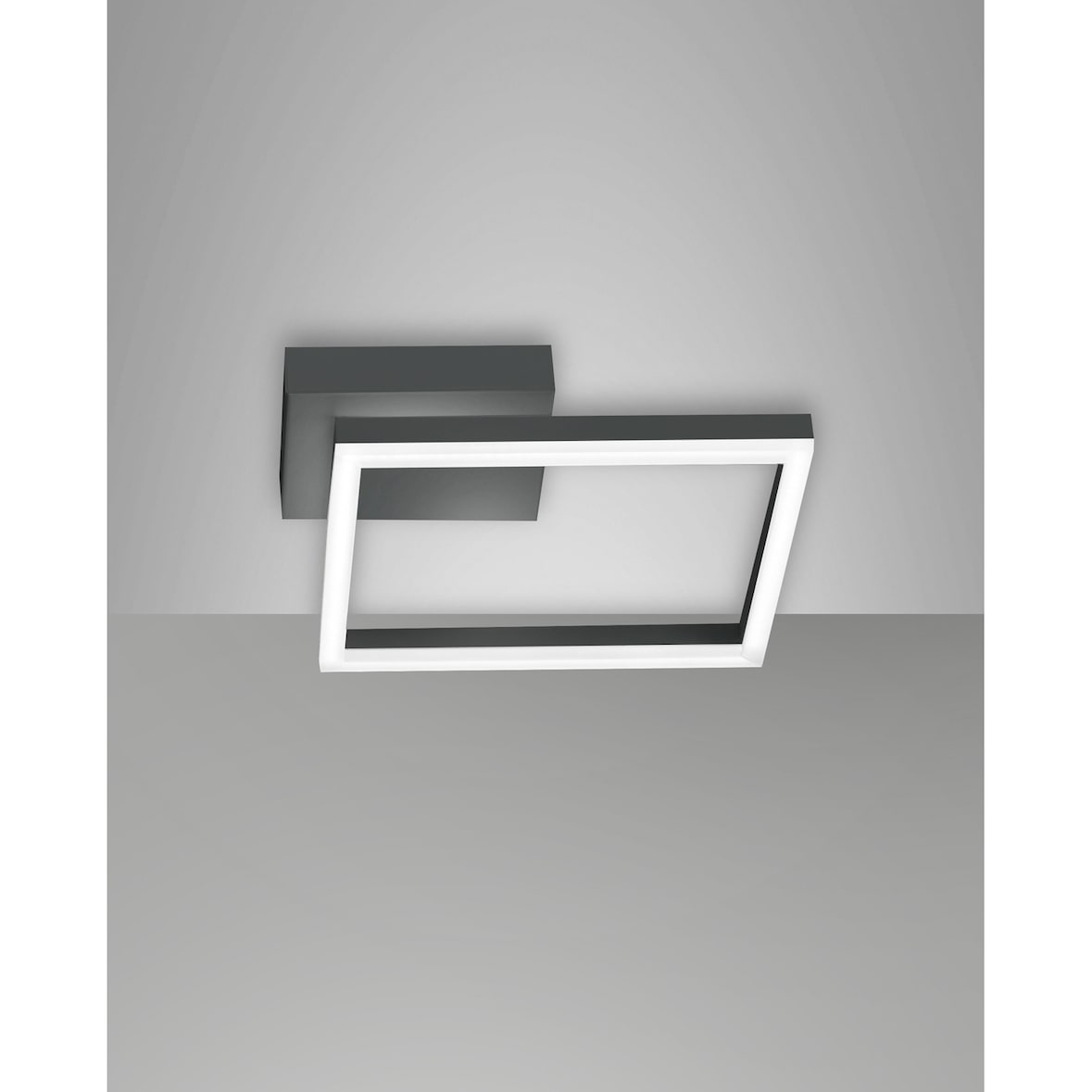 Plafon LED moderno BARD 22W Antracite 3394-21-282 Fabas Luce
