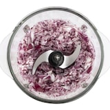 thumbnail of H.Koenig Mini Tritatutto elettrico Nero LEO8 Ciotola di vetro graduata resistente 1L Lame in acciaio inox, coperchio per conservazione