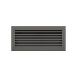 thumbnail of Grelha de ventilação para lareira em grafite - Hide 17x37