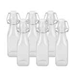 thumbnail of Botellas pequeñas de vidrio con cierre hermético – Juego de 6 – 250 ml – Transparente