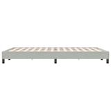 thumbnail of vidaXL Boxspringbett ohne Matratze Hellgrau 160x220 cm Samt