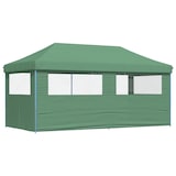 thumbnail of vidaXL Partytent inklapbaar pop-up met 3 zijwanden groen