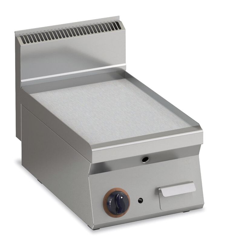Gas Grillplatte glatt verchromt mit 1 Heizzone Tischgerät