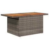 thumbnail of vidaXL Garten-Sofa-Set mit Speicher 9 pcs Grau Poly Rattan