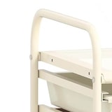 thumbnail of COSTWAY Carro con ruedas con 12 cajones apilables, contenedor con ruedas con estructura metálica y estante, 64 x 38 x 62 cm (Macaroon)