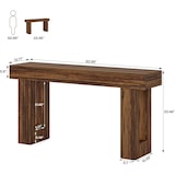thumbnail of Tribesigns mesa de console moderna de 63 polegadas, cor Natural
