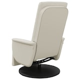 thumbnail of vidaXL Massagesessel mit Fußteil Creme Kunstleder