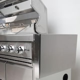 thumbnail of SANTOS P-618 Gasgrill Edelstahl mit 6 Hauptbrennern plus Infrarot-Heckbrenner und 800 Grad-Seitenbrenner