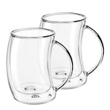 thumbnail of GRÄWE Doppelwandige-Thermogläser, 200ml, 2er Set, gebogen