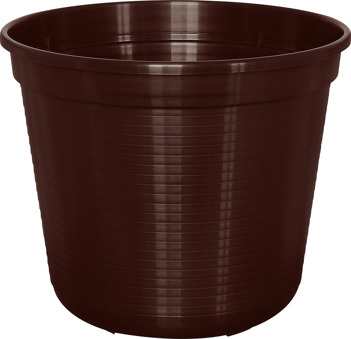 Geli Blumentopf Standard Ø 32 cm braun Pflanztopf Kunststoff frostfest 13,5 Liter
