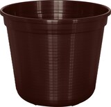 thumbnail of Geli Blumentopf Standard Ø 32 cm braun Pflanztopf Kunststoff frostfest 13,5 Liter