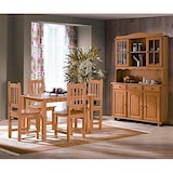 thumbnail of Mesa de jantar, pinho maciço, Moblit, série Canet, medidas: (73x120x80) cm (alt.-larguraxprofundidade), cor mel