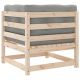 thumbnail of vidaXL Hoekbank met kussens massief grenenhout