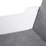 thumbnail of HOMCOM librería con asiento estantería de libros con 6 cubos estantería infantil con cojín 102x30x61cm blanco y gris