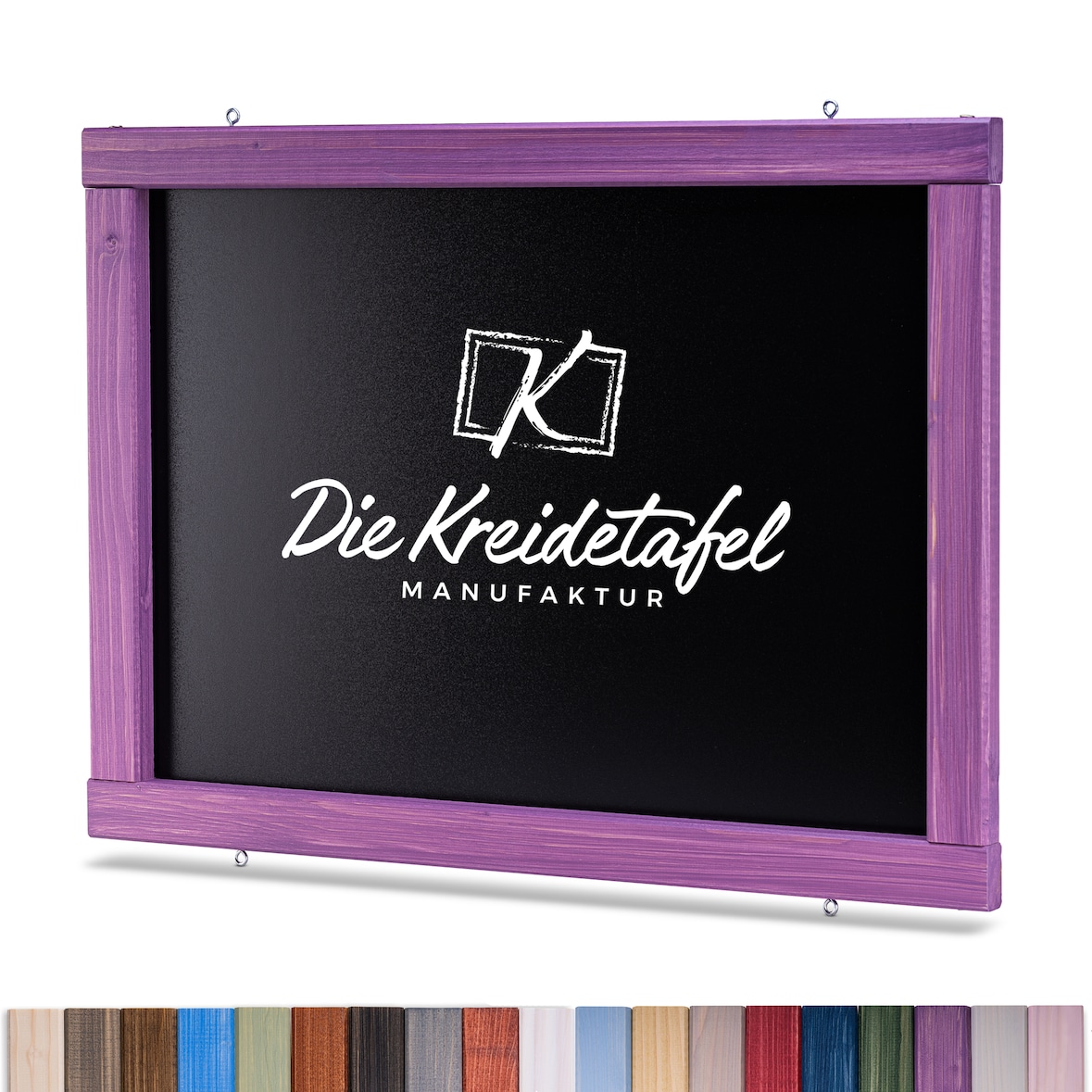 Kreidetafel mit Holzrahmen / Flieder 70x50cm