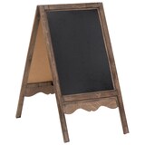 thumbnail of Biscottini Tafel - Staffelei - Wandtafel - Doppelseitige Tafel aus Holz - Tafel beschreibbar mit Kreide - Tafel für Innen und Außen