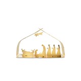 thumbnail of alessi, bark rib escena de la natividad de metal, 23 x 13 x 10 cm, dorado