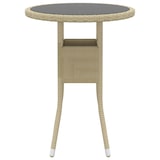 thumbnail of Juego de comedor para jardín de 3 piezas ratán sintético beige