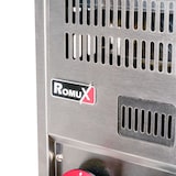 thumbnail of Romux® Friteuse À Gaz Butane Professionnelle 15 Litres Simple de Table | Friteuse en Acier Inoxydable avec Robinet de Vidange 12000 W