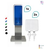 thumbnail of SET: Desinfektionsspender SENSOR Cosmos (berührungslos) +2x1L Händedesinfektion+Edelstahlhalterung mit Auffangschale Wandmontage
