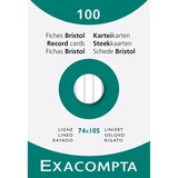 thumbnail of Exacompta 13800B 10x Karteikarten liniert DIN A7 100 St - mit Faltschachtel - Weiß