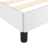 thumbnail of vidaXL Bettgestell mit Kopfteil ohne Matratze Weiß 100x200 cm