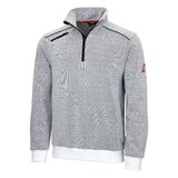 thumbnail of Nitras Motion Tex Plus Pullover | Gr. 3XL | Arbeitspullover | weiß/grau