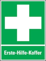 thumbnail of Schild I Rettungszeichen-Kombischild Erste-Hilfe-Koffer, ASR/ISO, Kunststoff, 300x400mm