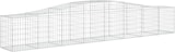 thumbnail of vidaXL Gabionen mit Hochbogen 20 Stk. 400x50x60/80cm Verzinktes Eisen
